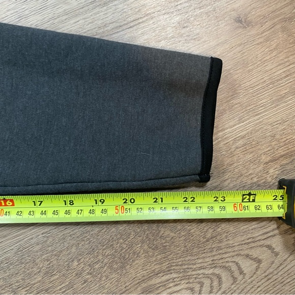 Old Navy Active Zip-up Hoodie Men's Large Black Cream Go-Dry Chest Pockets - Picture 8 of 13